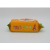 100 Pieces Aloe Cotton With Plastic Lid Baby Wipe