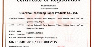 ISO certification